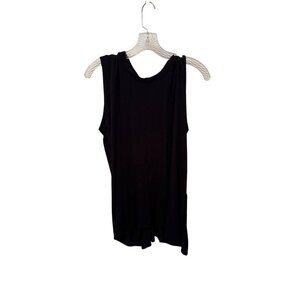 Halston black top size large